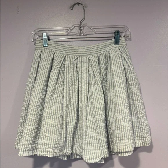 Urban outfitters seersucker coastal mini skirt - Picture 1 of 3